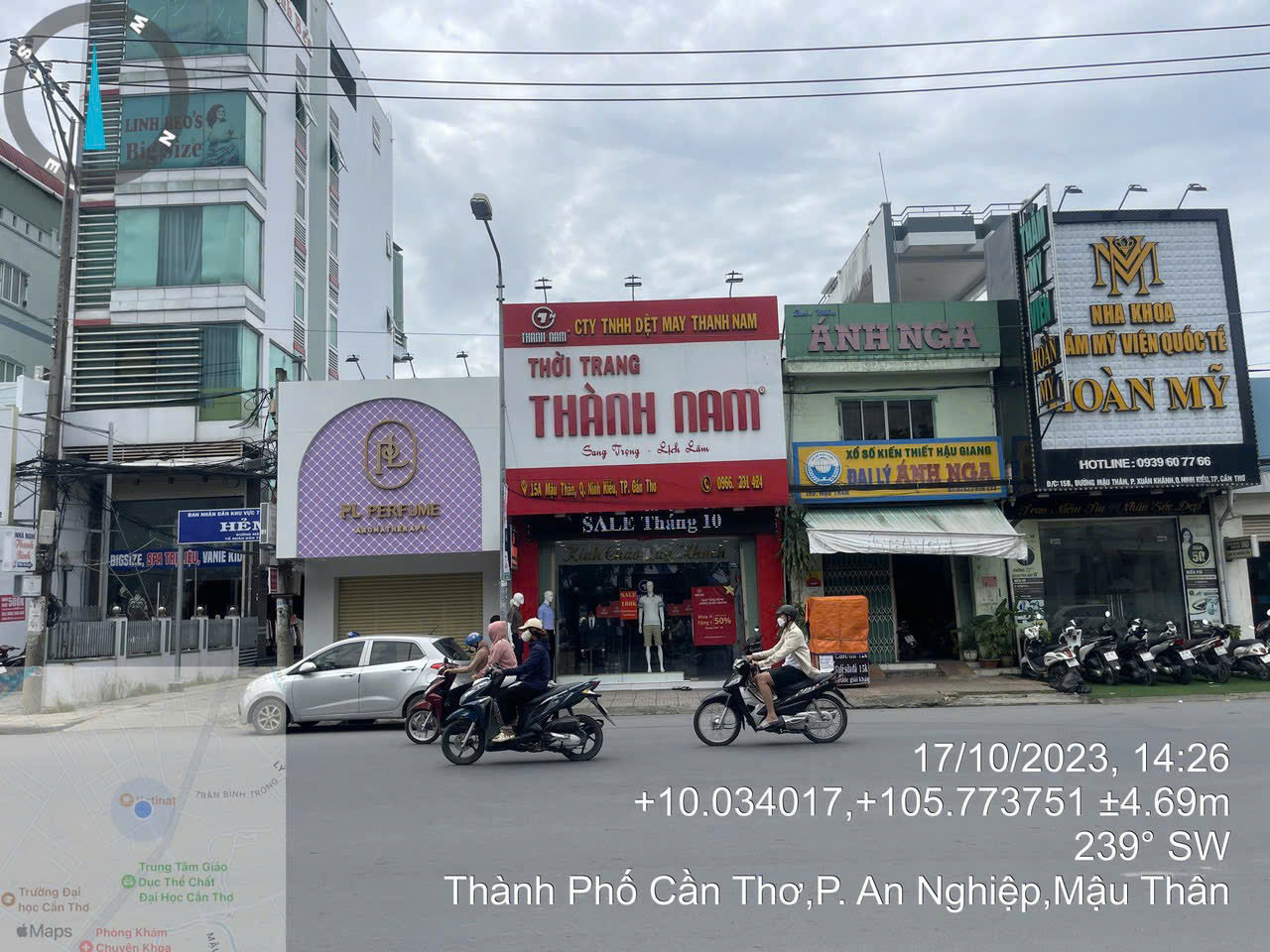 SP 575: BÁN NHÀ MẶT TIỀN ĐƯỜNG MẬU THÂN – TRUNG TÂM NINH KIỀU, CẦN THƠ